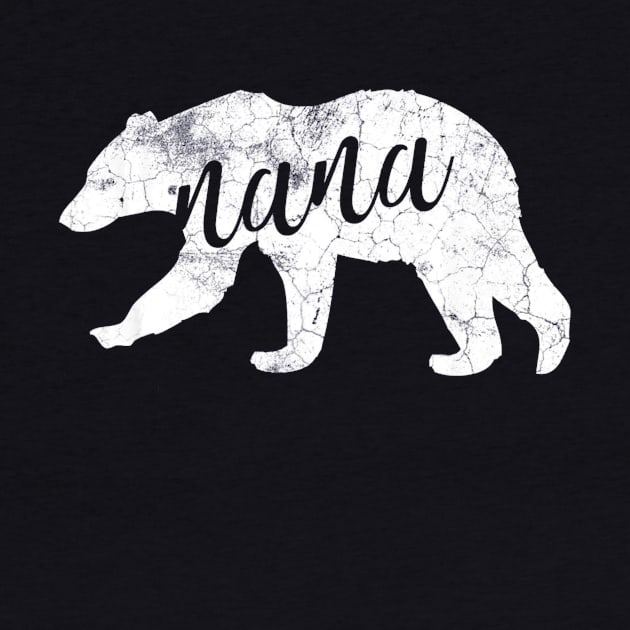 Cute Nana Bear Shirt Grandmother by schaefersialice